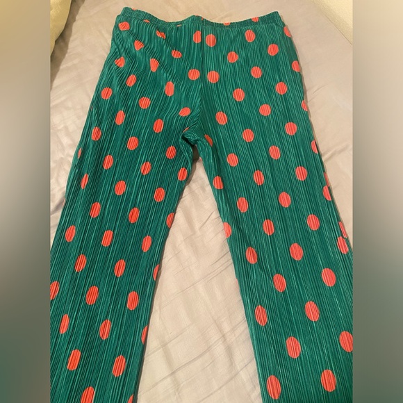 Dressed in LALA Plissé Set Retro Watermelon Polka Dots sz Large NWOT - Picture 12 of 14